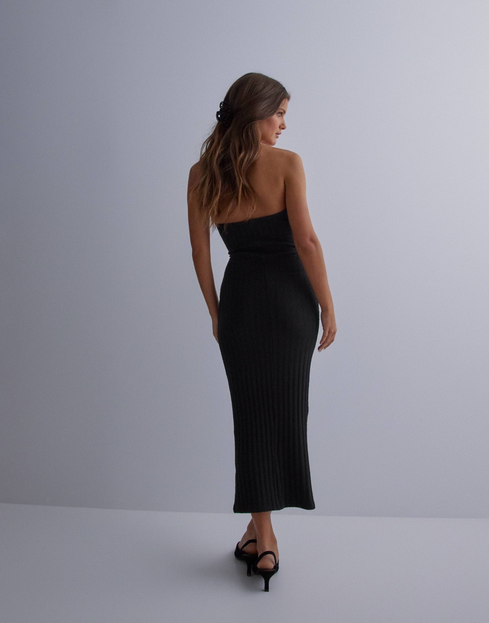 Nelly Red Cotton Midi Dress main image 1