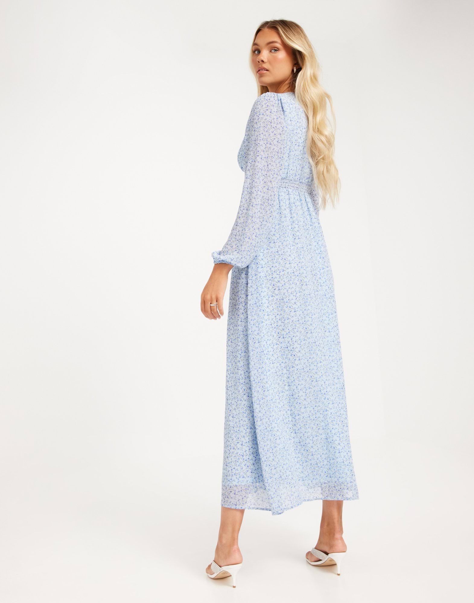 Onlamanda L S Long Dress Mercury Aop Alva Lea