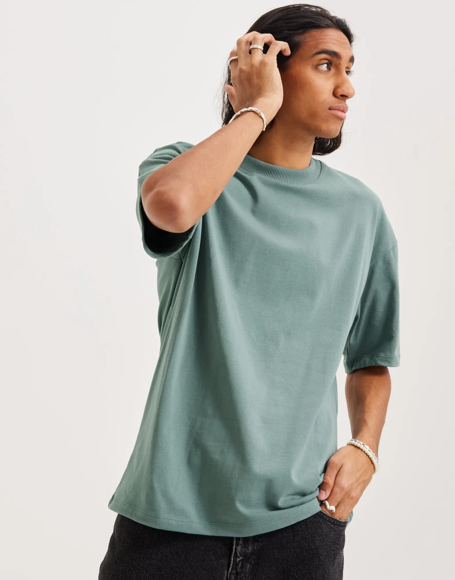 JPRBLAKAM CLEAN SS TEE CREW NECK NO