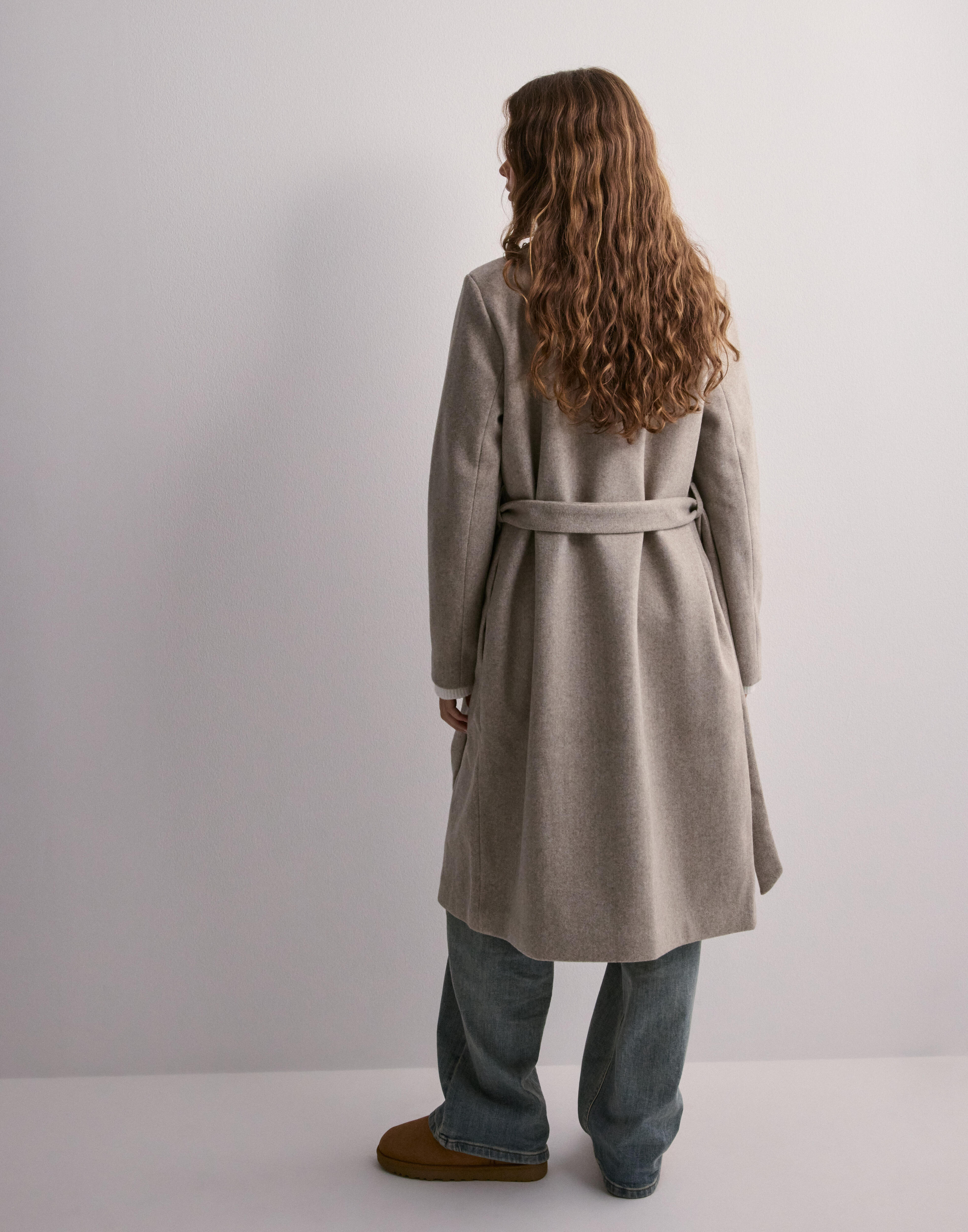 ONLY Onlalvilda Life Wrap Coat Otw Noos Women's Onlalvilda Life Wrap Coat Otw Noos (1-Pack), light grey gem., M