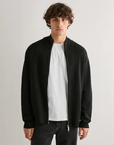 Selected Men Slhteller Fn Relaxed Zip Cardigan N Cardigans & Koftor herr – bild 3