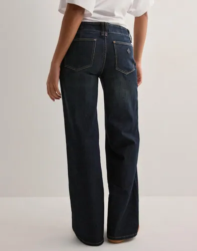 Abrand Jeans - Blå - 99 Low Wide Halle