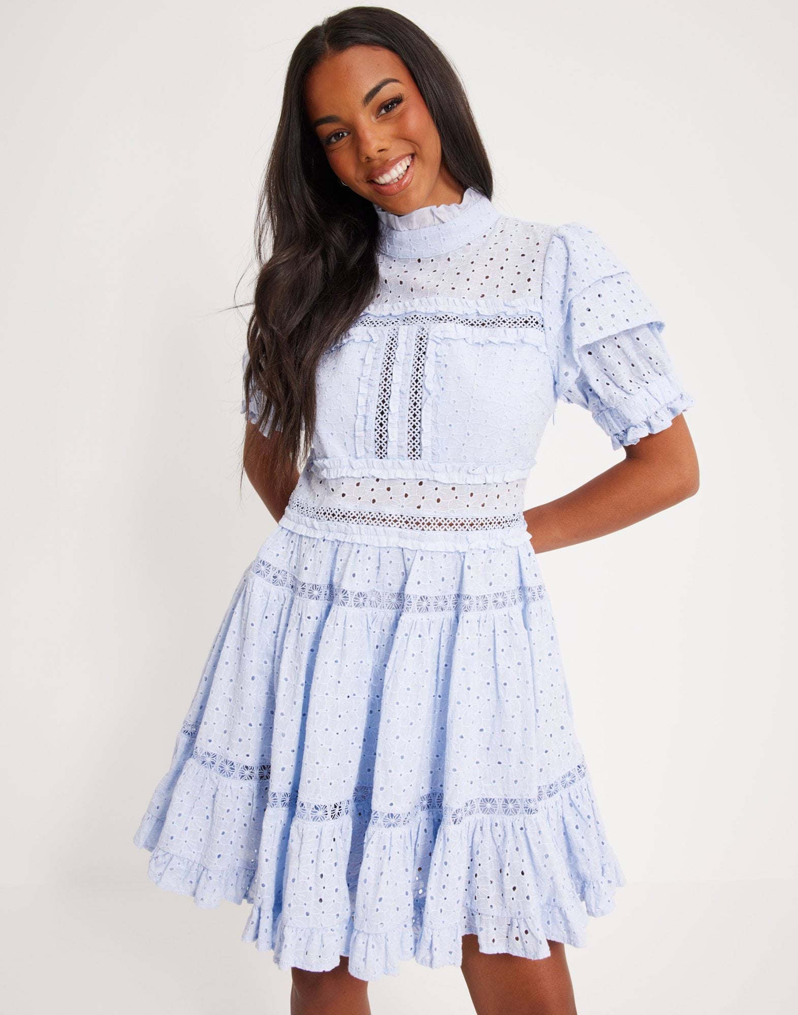 Iro mini lace dress