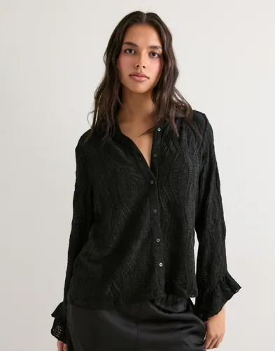 Pieces - - Pcodessa Ls Shirt Jrs Fsy Pp