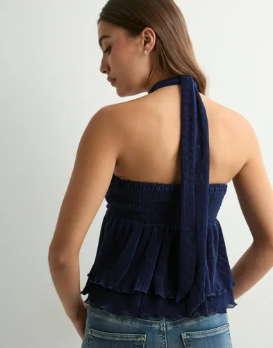 Nelly Pleated Glitter Top toppar dam – bild 2