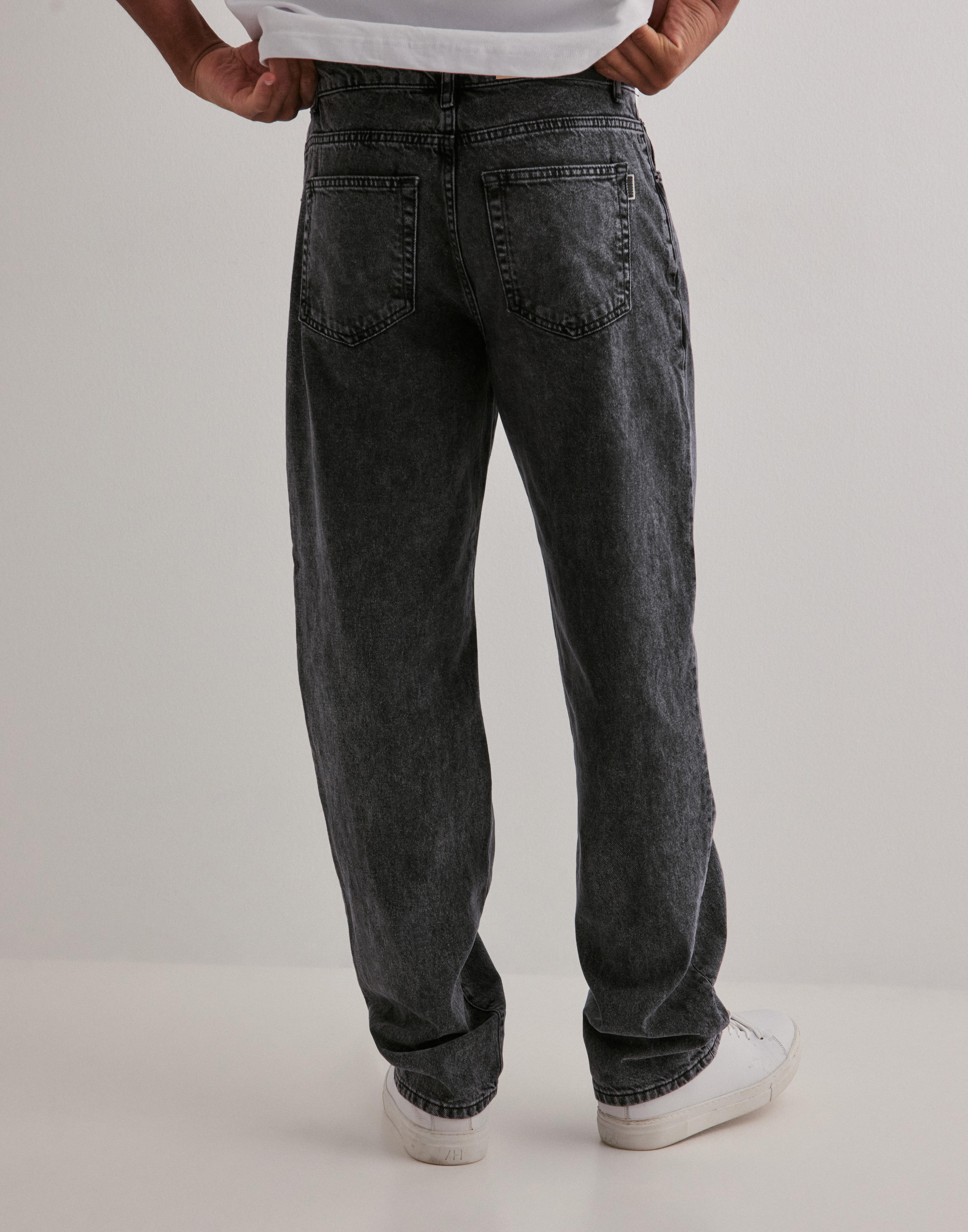 Woodbird Leroy Thun Black Jeans Loose fit jeans Grå