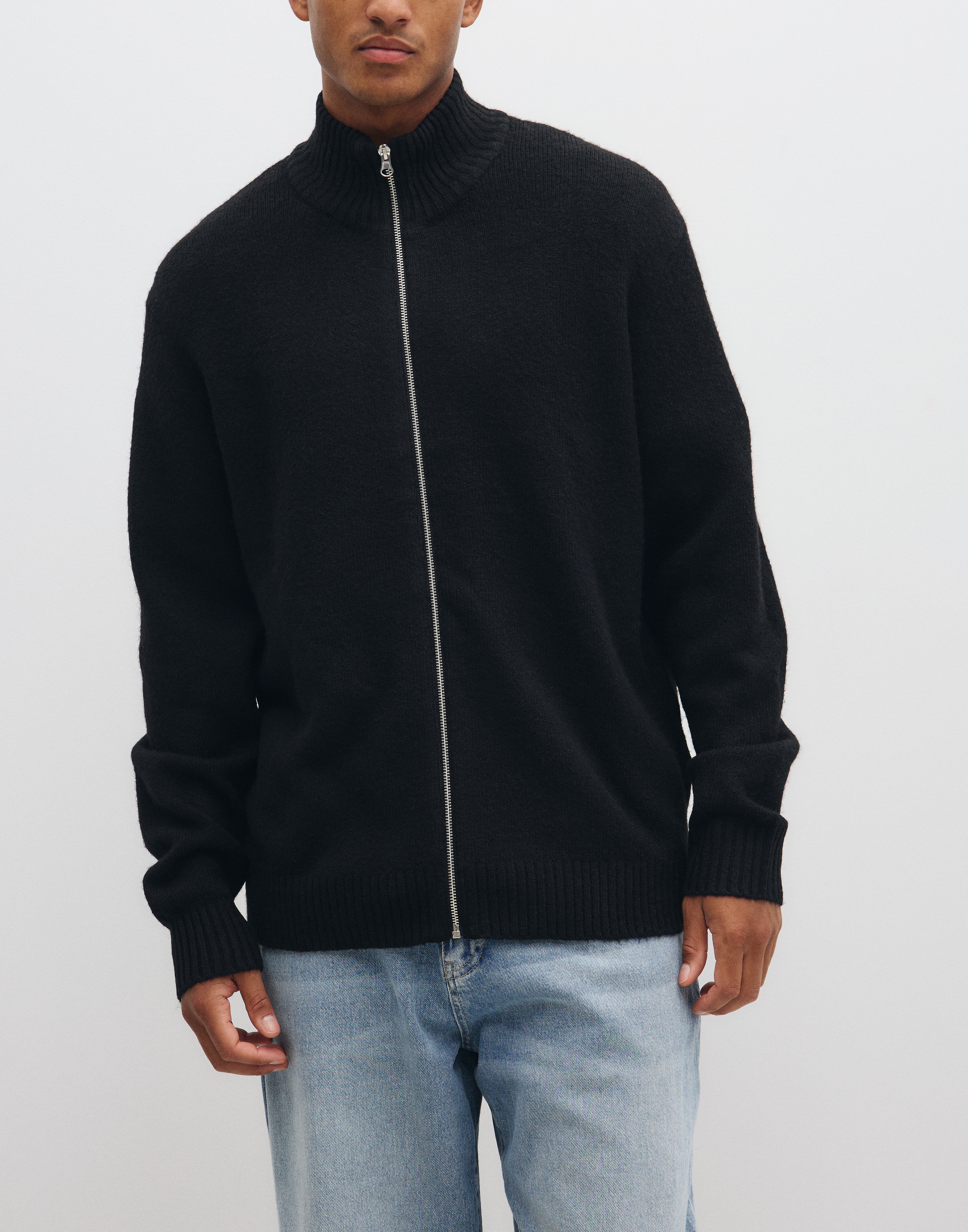 Buy Jack & Jones JJSOHO OLLIE KNIT HIGH NECK ZIP CAR - Black | NLYMAN Buy Jack & Jones JJSOHO OLLIE KNIT HIGH NECK ZIP CAR - Black | NLYMAN