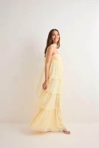 Nelly Dreamy Frill Dress maxiklänningar dam – bild 2