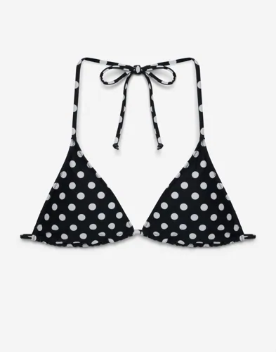 Neo Noir - Musta - Kira Dot Bikini Top