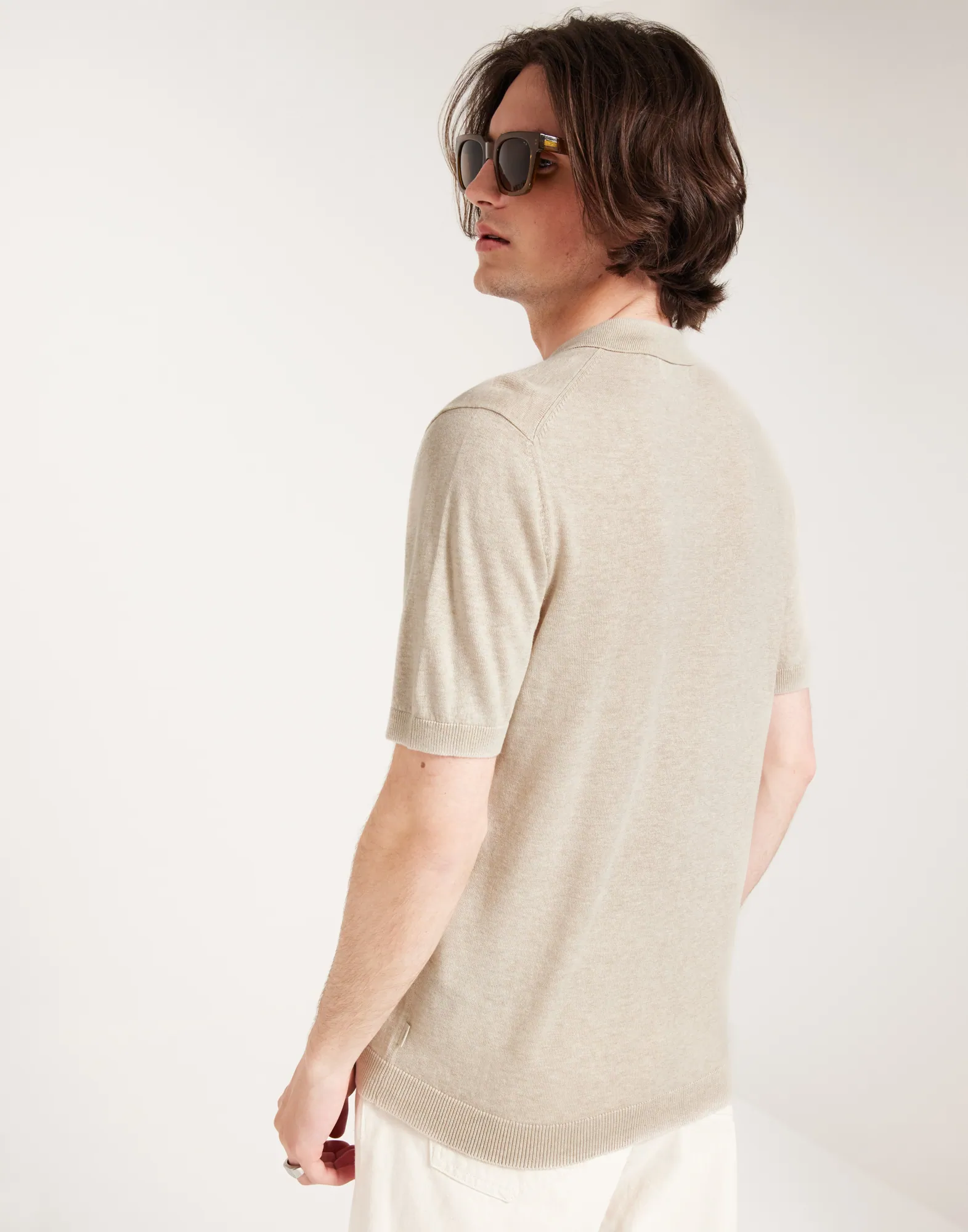 JPRIGOR LINEN KNIT POLO