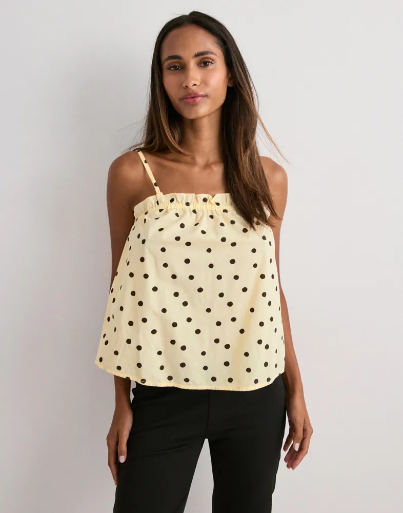 Pcparker Strap Top Wvn Bc
