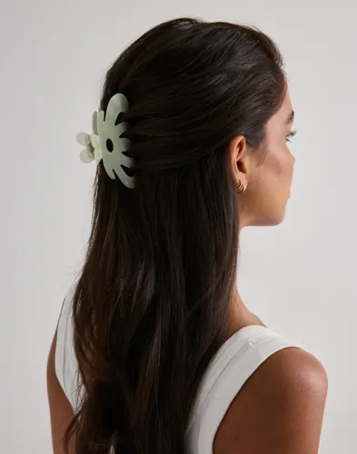 BECKSÖNDERGAARD - Grøn - Marbie Magnolia Hair Claw