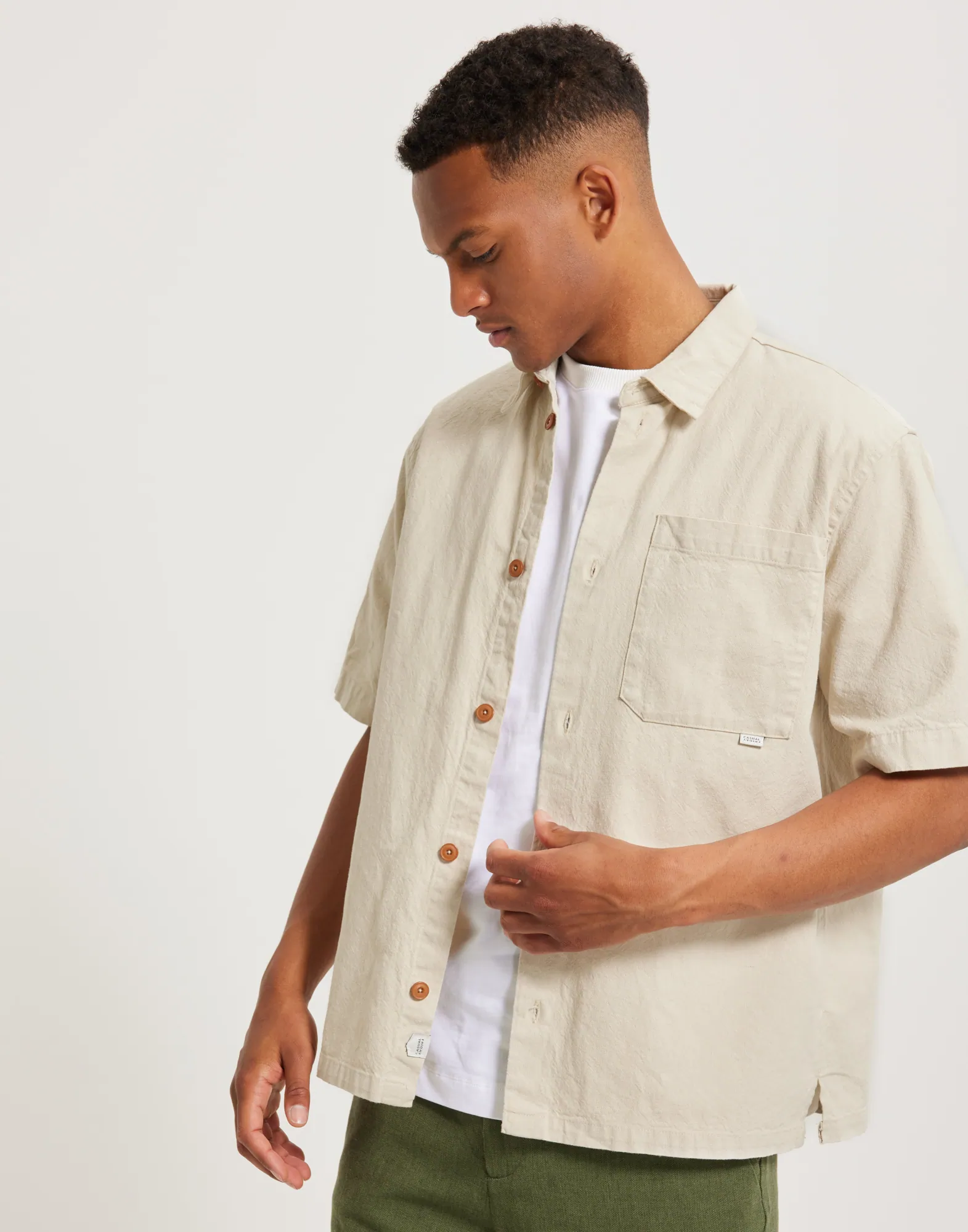 Alvin cotton linen relaxed shirt