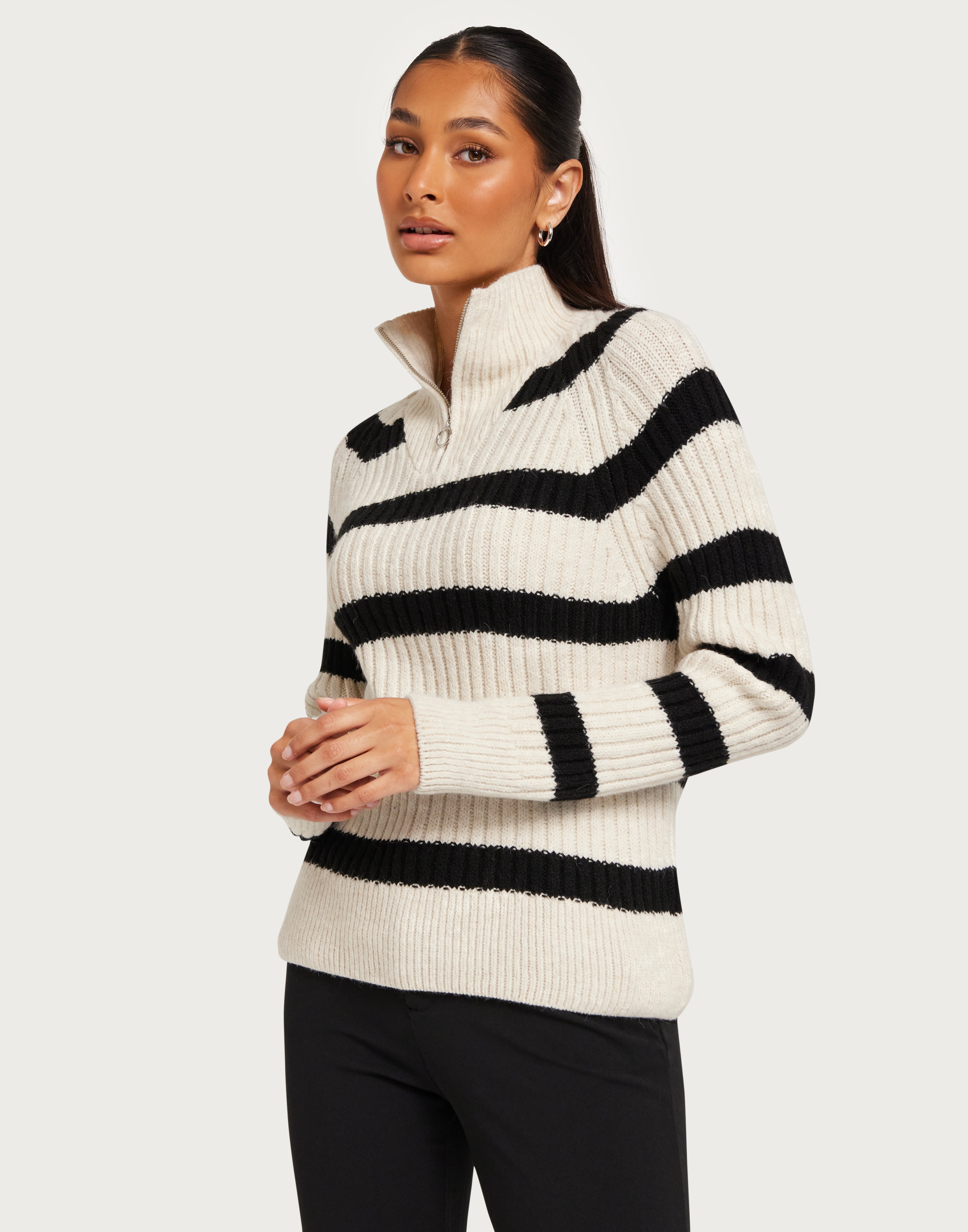 Only Onlleah LS High Neck Knt Suter Pulver Mujer (Pack De 1