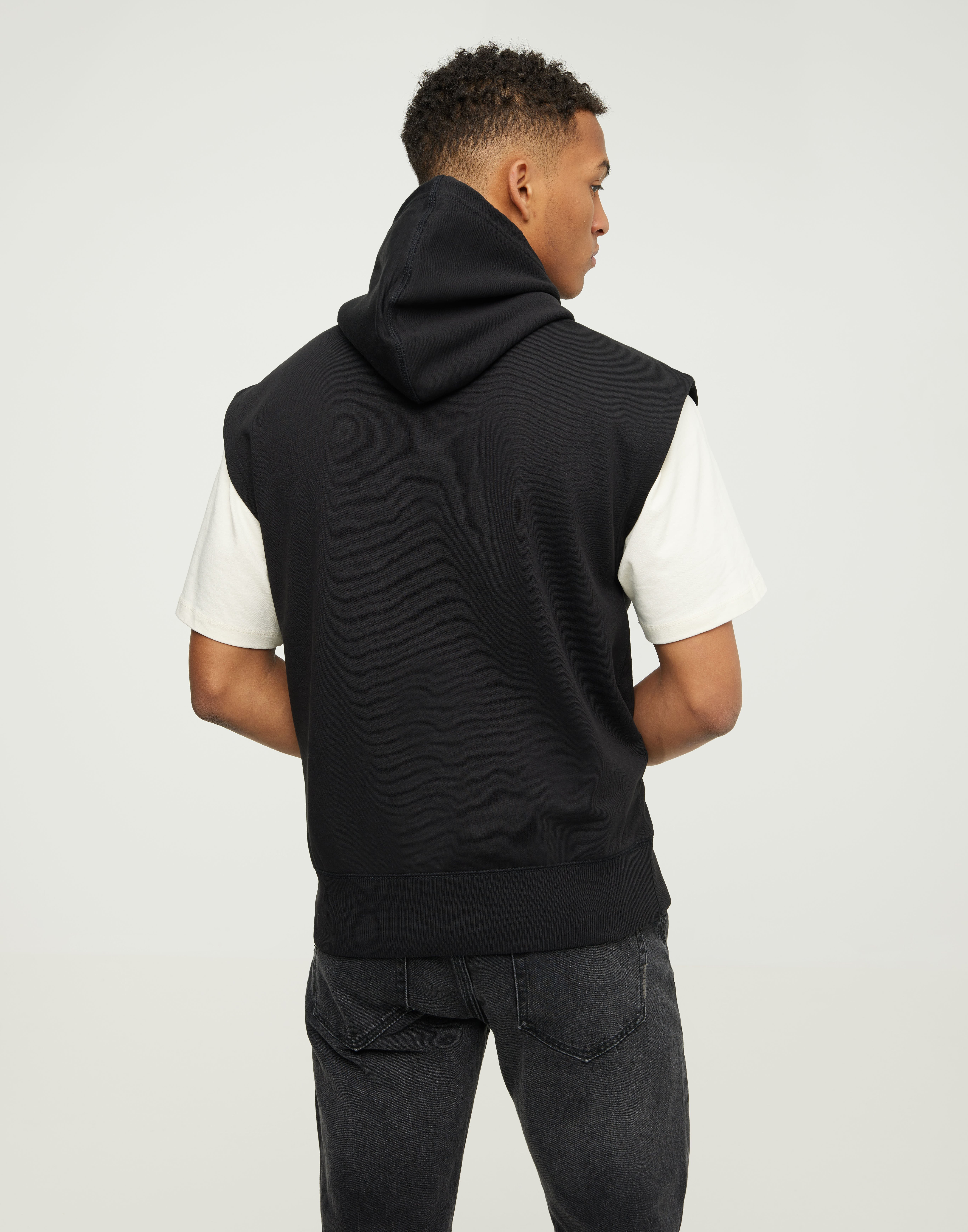 Calvin klein sleeveless hoodie sale