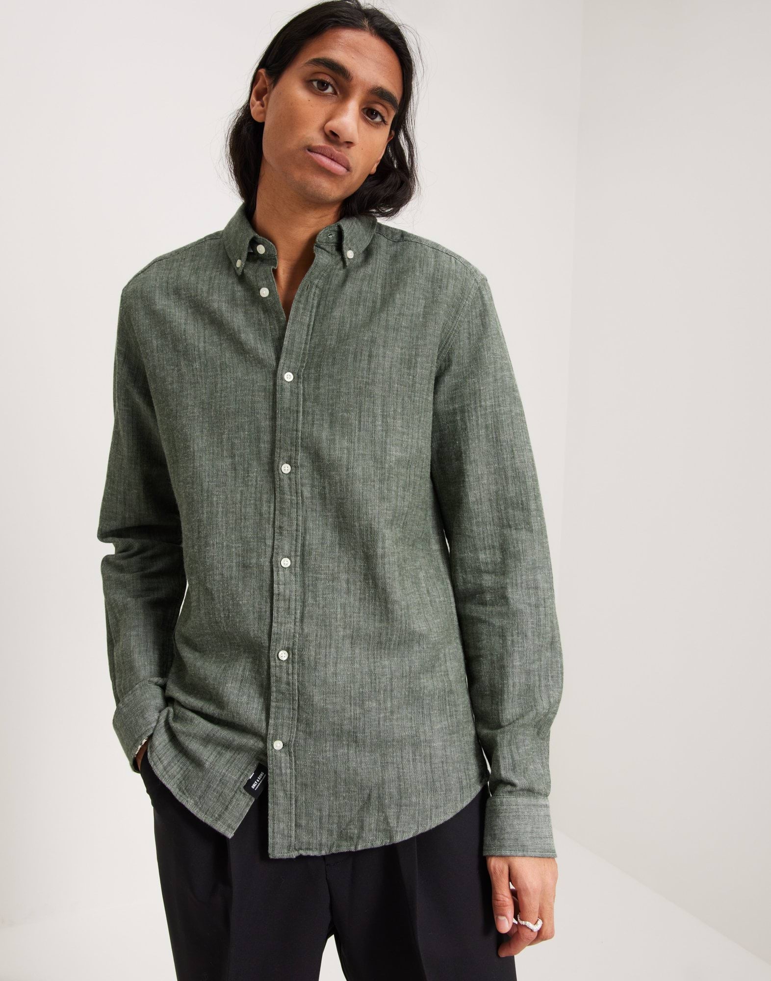 ONSARLO LS HRB LINEN SHIRT