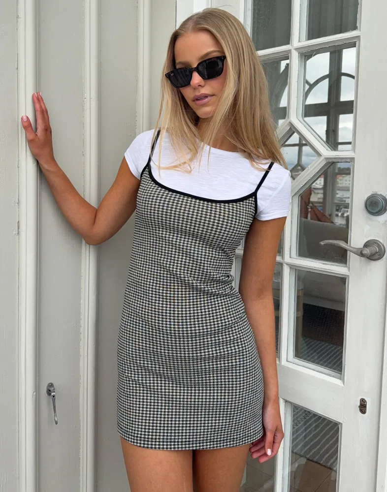 Buy Nelly Checkered Mini Dress