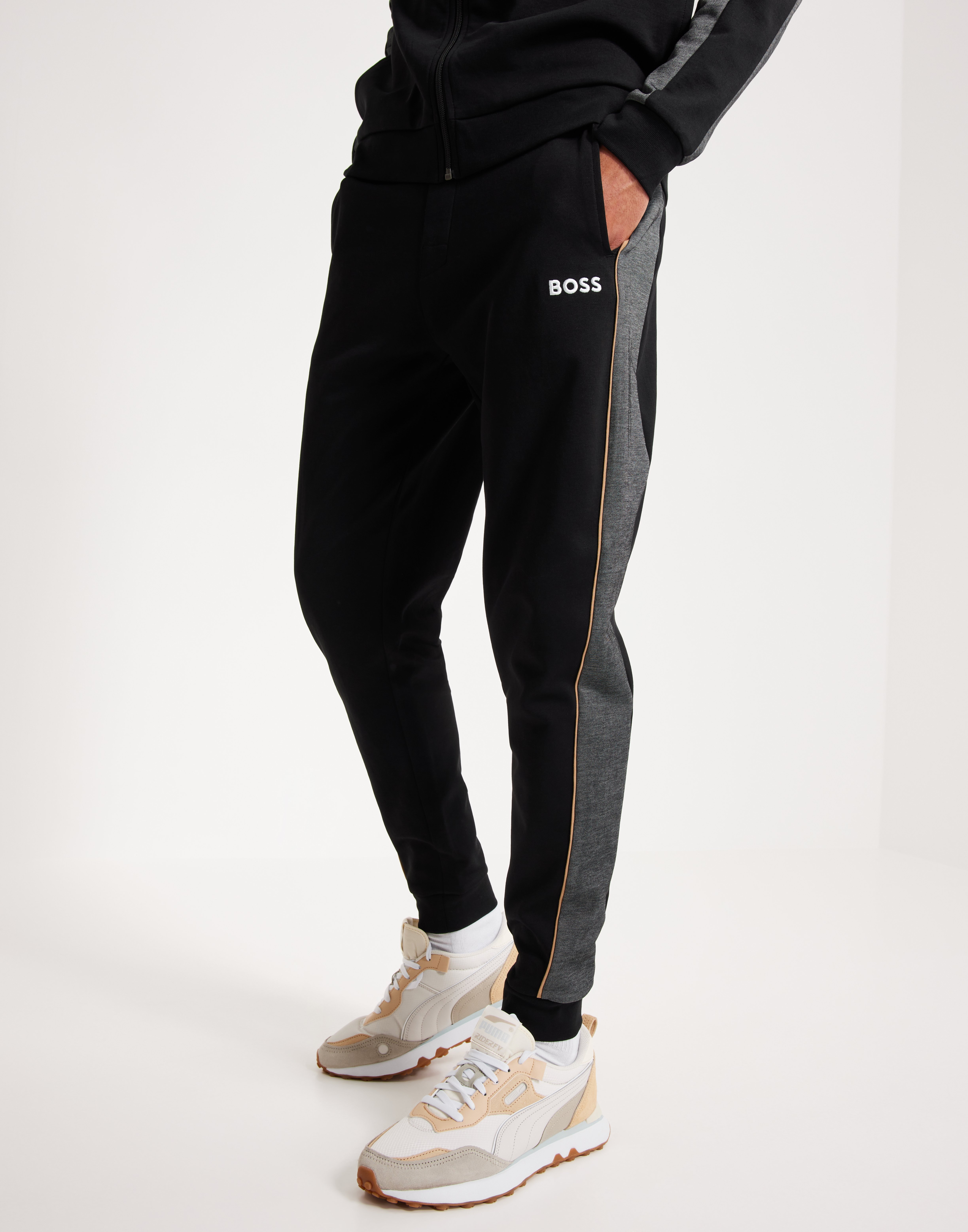 Buy BOSS Tracksuit Pants 10166548 19 Black NLYMAN