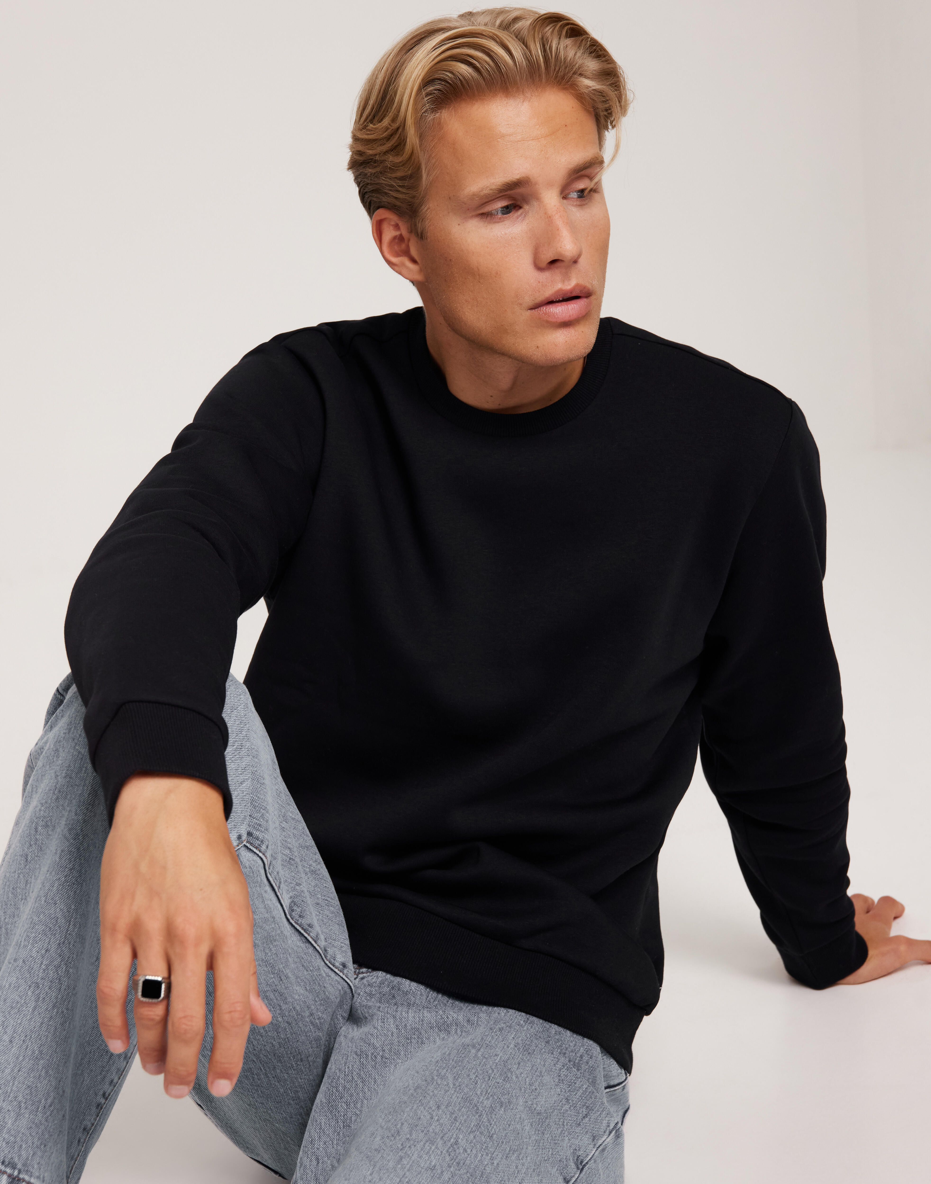 Only & Sons Onsceres Crew Neck Noos Sweatshirts Sort