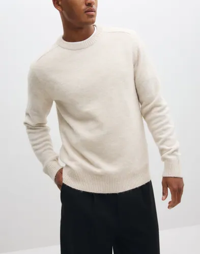 Slhrai Ls Knit Crew Neck Stickade tröjor