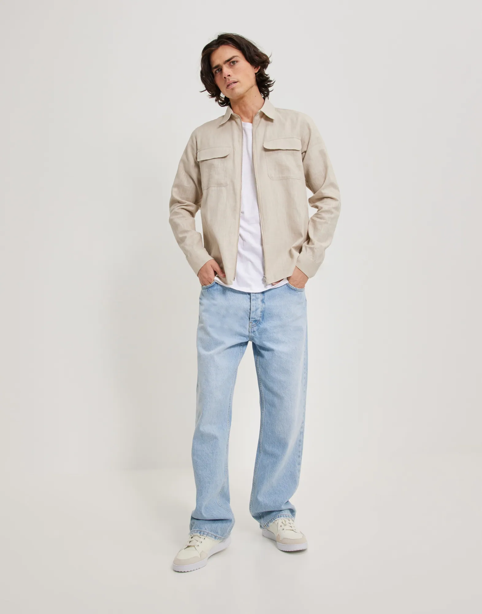 Quincy linen overshirt