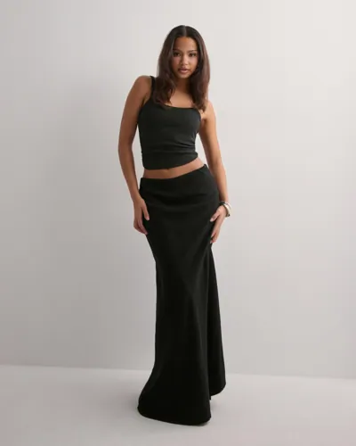 Neo Noir - Sort - Viso Linen Skirt