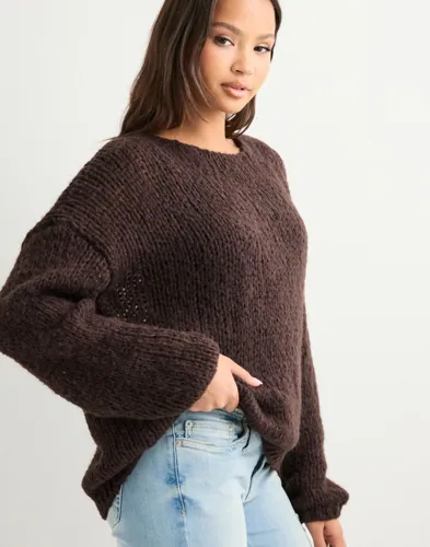 ONLY Onlnordic Life Ls O-Neck Knt Noos stickade tröjor dam – bild 3