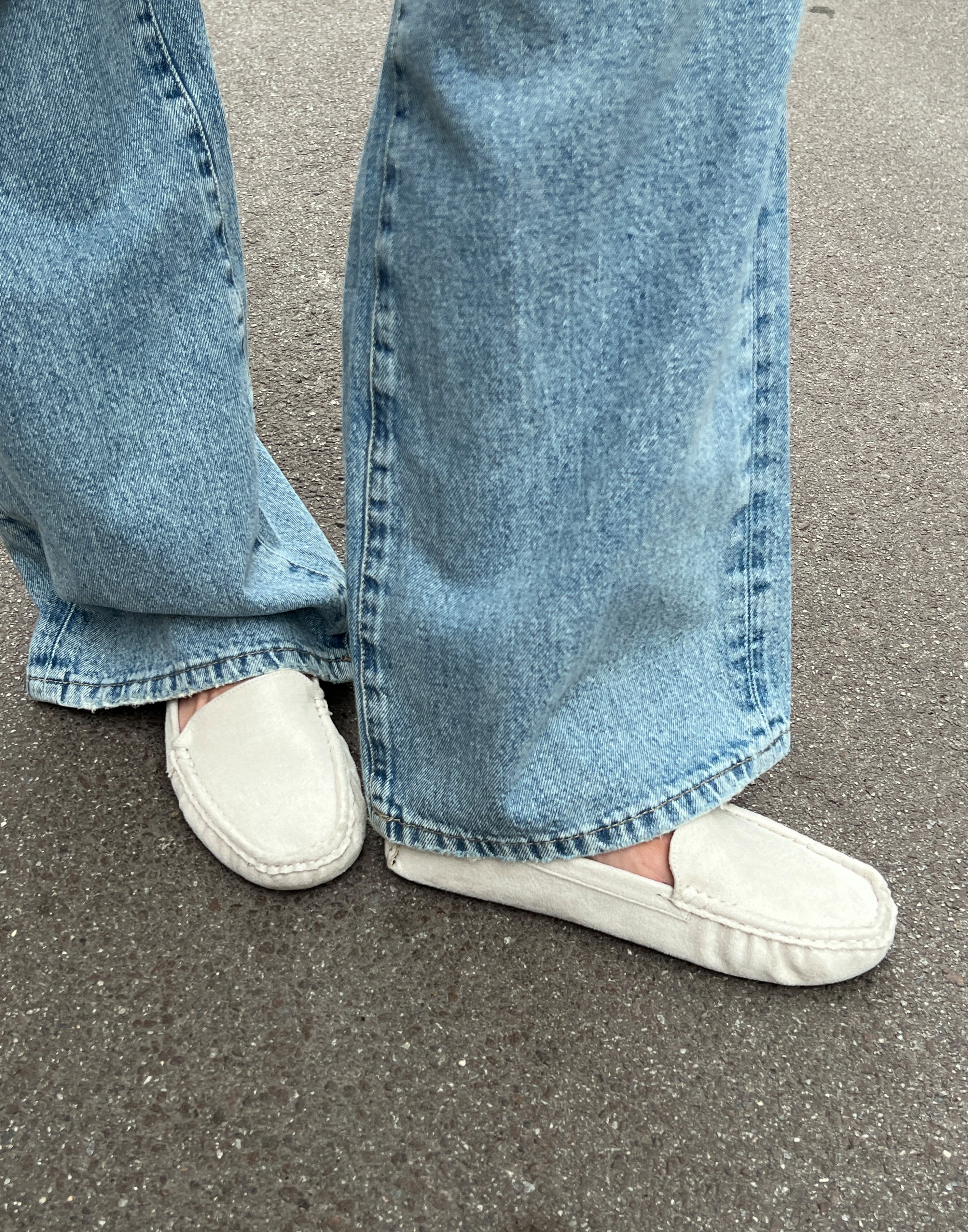 Nelly - Beige - Suede Soft Loafer