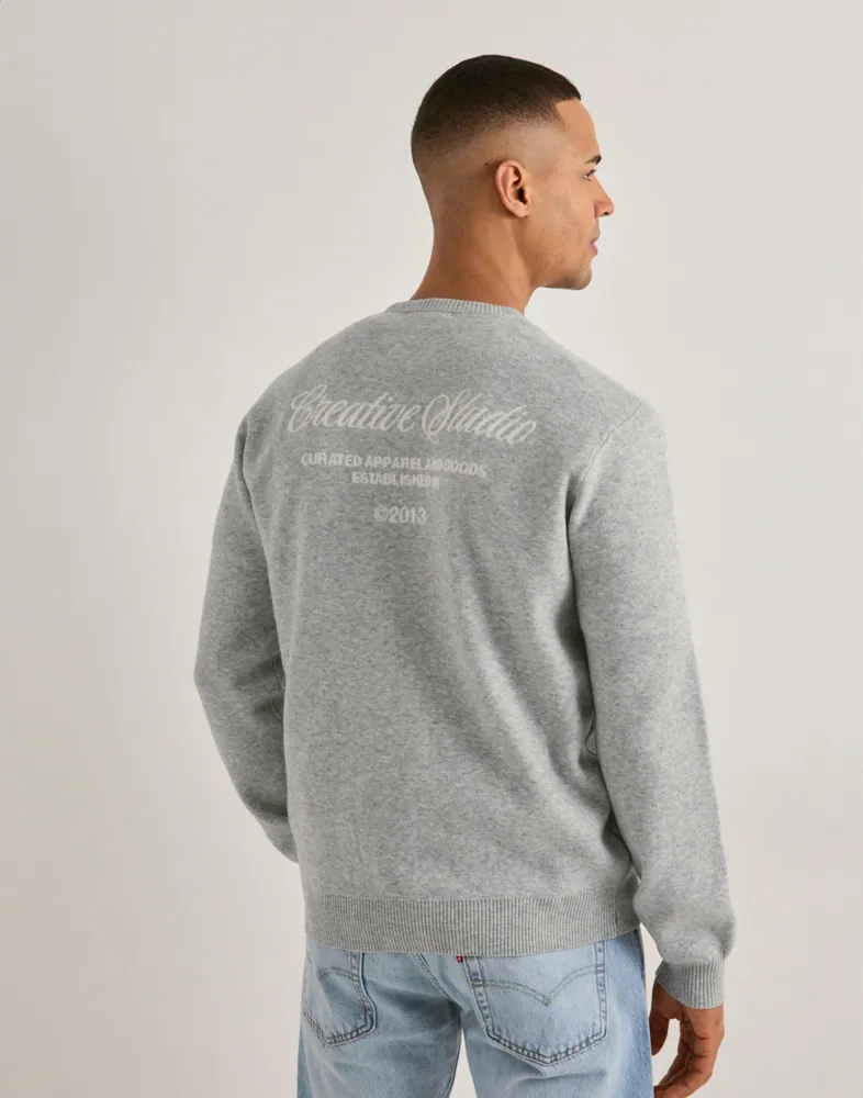ONLY & SONS Onssade Reg Ls Crew Neck Knit Sweatshirts tröjor herr – bild 3