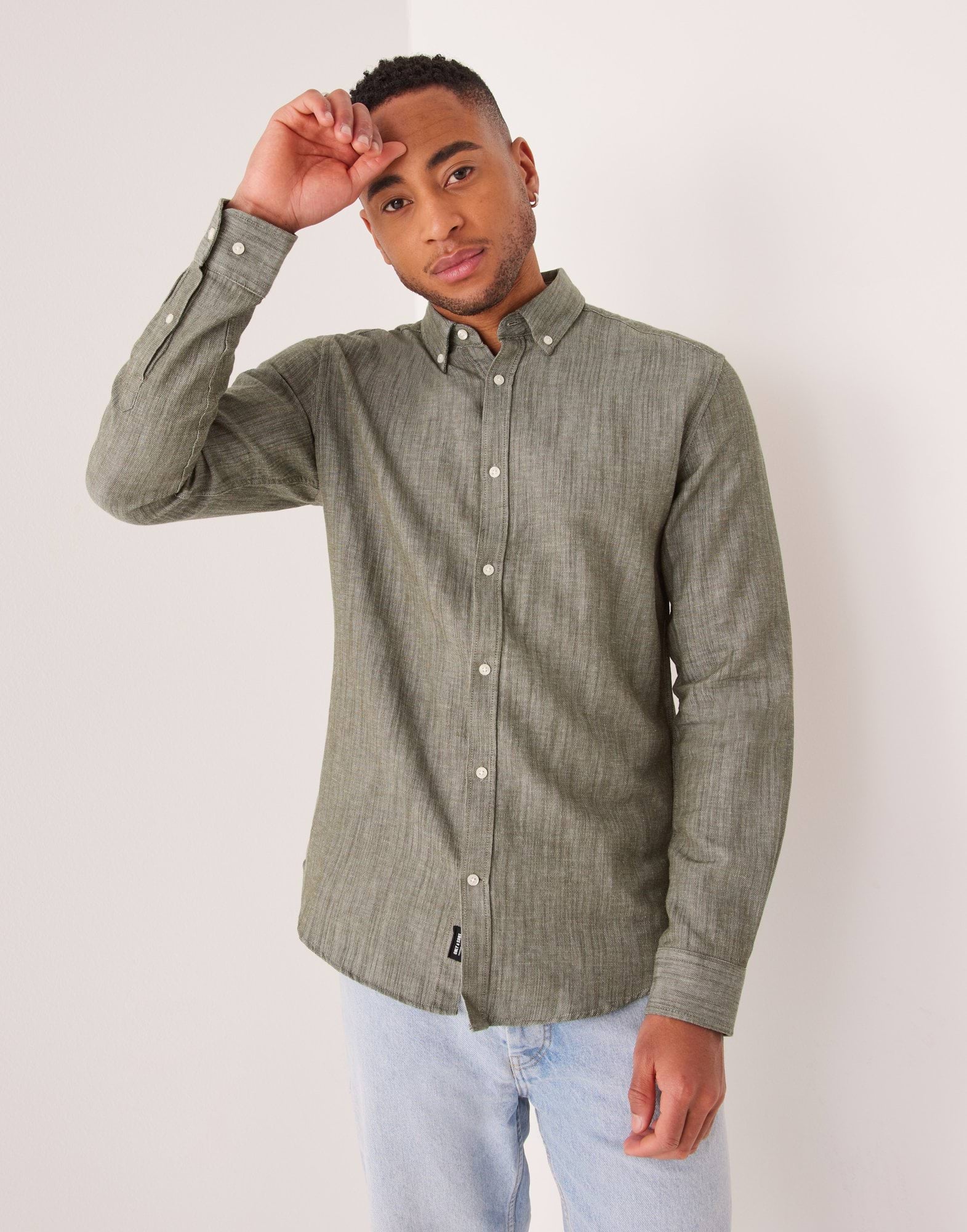 ONSARLO LS HRB LINEN SHIRT