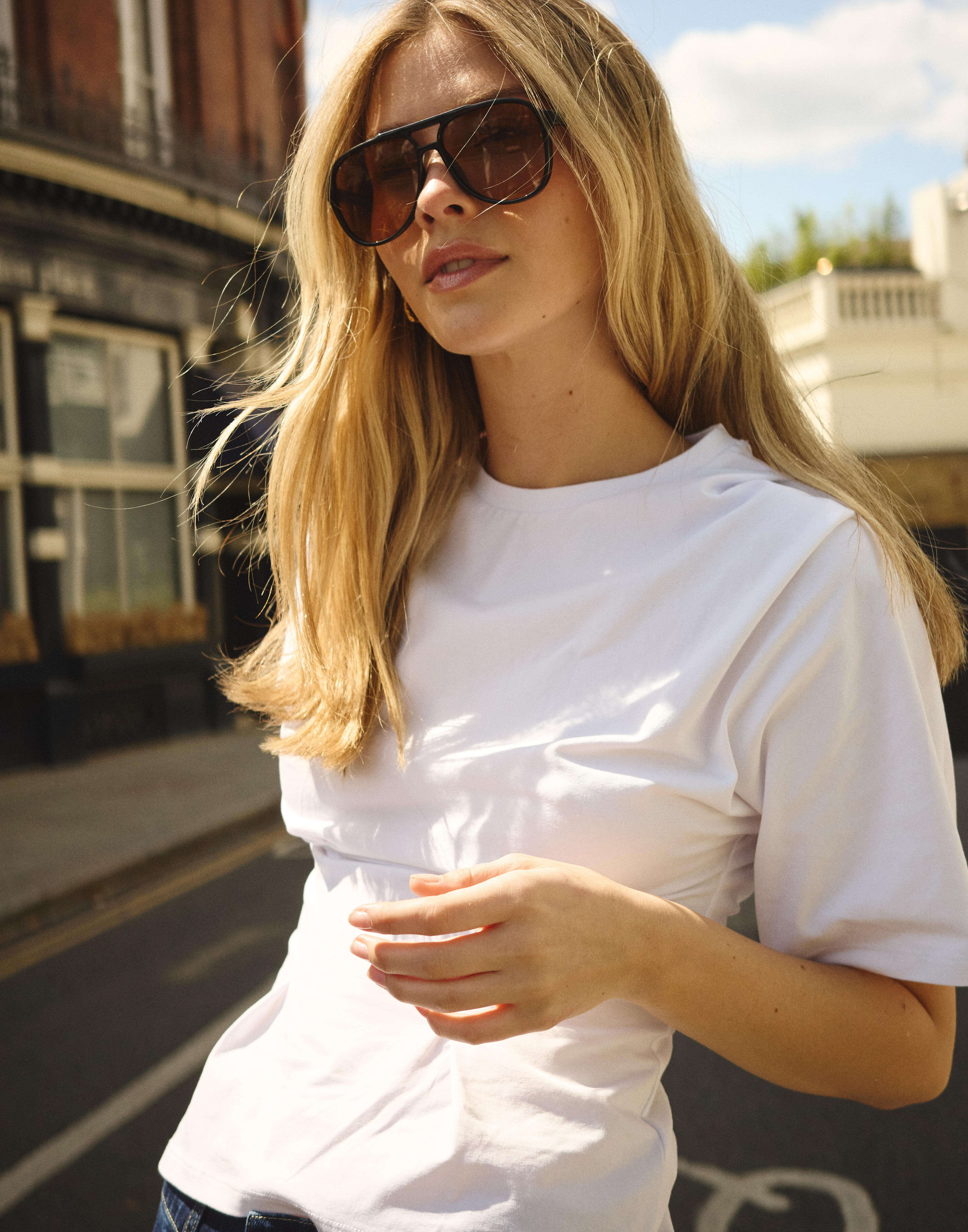 Buy Nelly Waist Focus Tee - White | Nelly.com