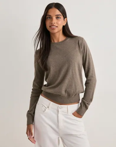 Nelly - Brun - Fine Knit Sweater
