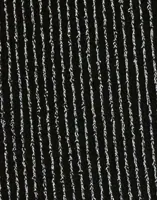 Black Silver Glitter