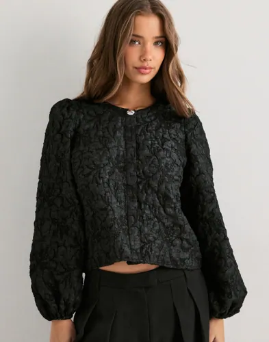 Pieces - Sort - Pcgretchen Ls Top Wvn D2D