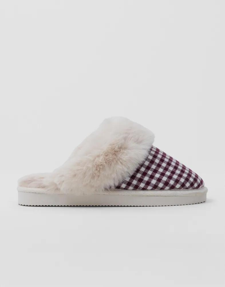 Reya Gingham Check Mule