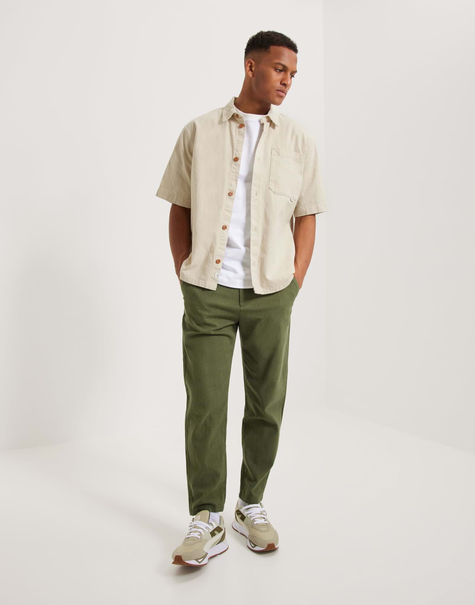 Alvin cotton linen relaxed shirt