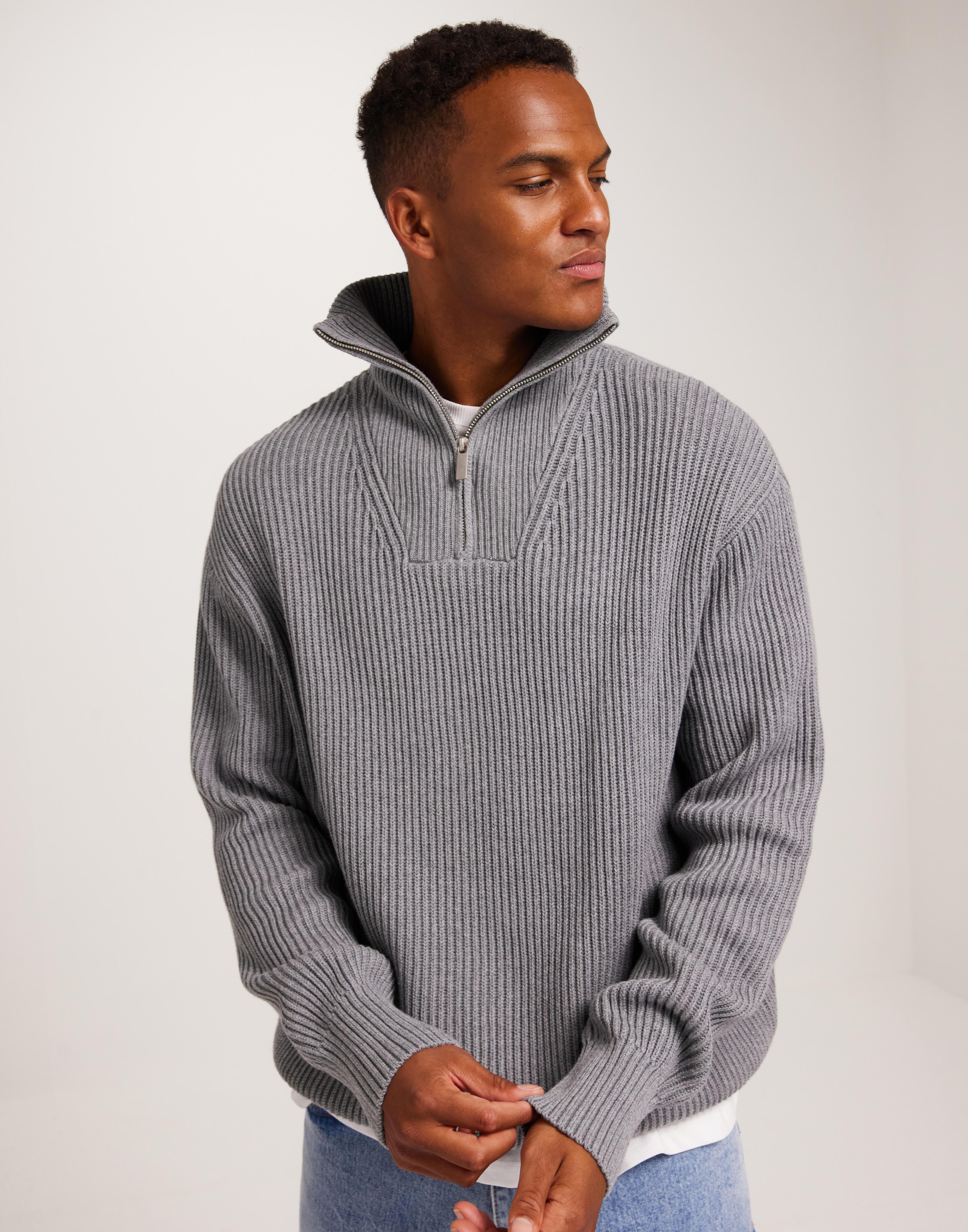 OVERSIZED KNIT HALF ZIP 【ssstein】 ssstein / シュタイン】OVERSIZED DRIVERS KNIT ZIP JACKET