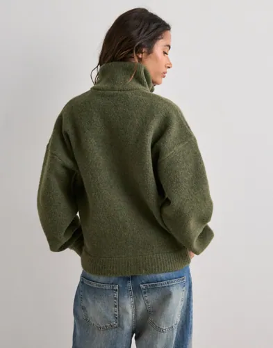 Nelly Knit Bomber Jacket bomberjackor dam – bild 3