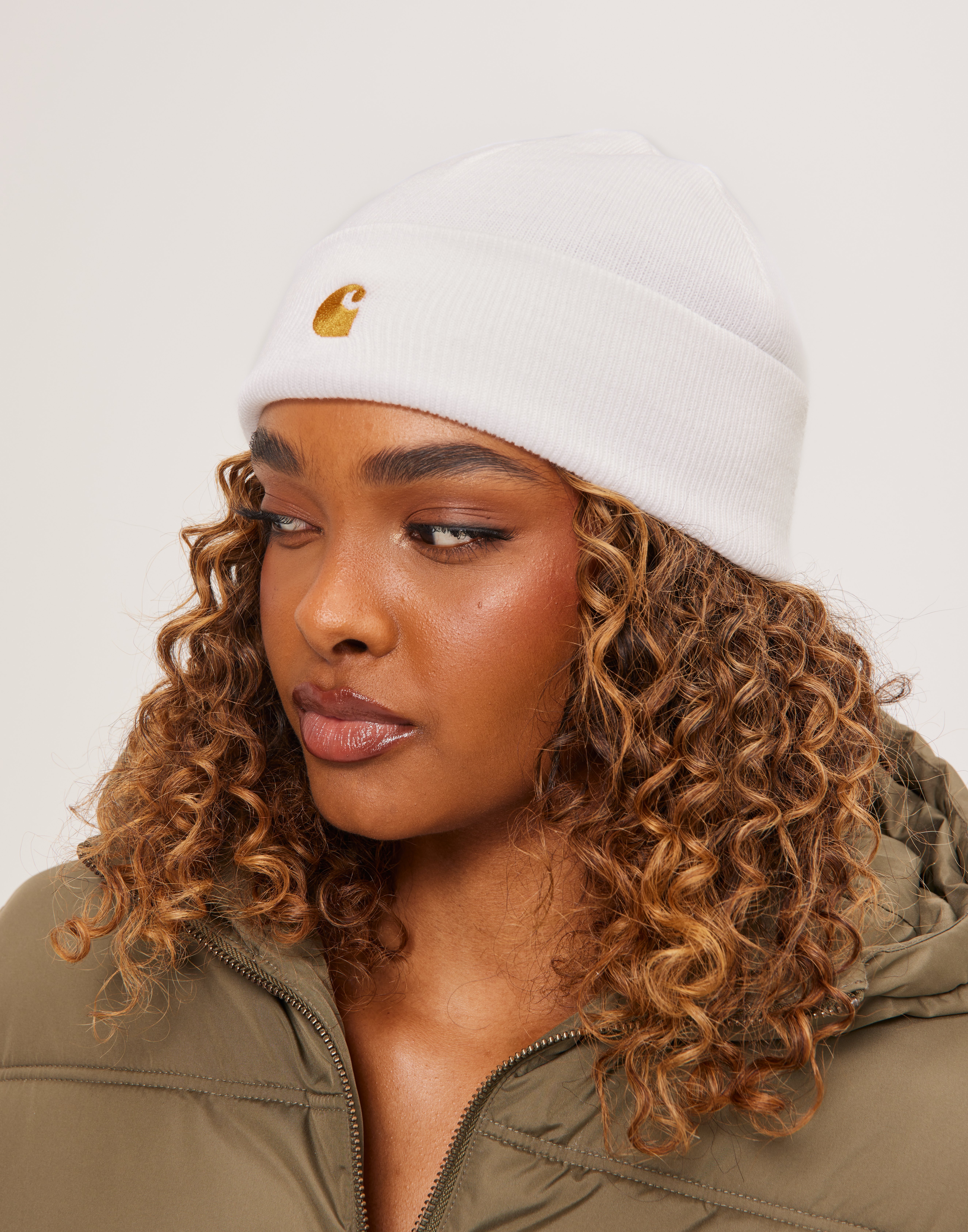 Gold carhartt beanie online