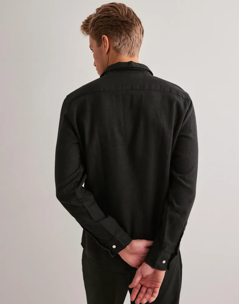 Solid SDEnea Allan Linen shirt Linneskjortor skjortor & blusar herr – bild 3
