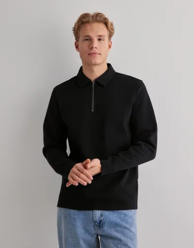 Slhmarc Rib Ls Polo Långärmad piké 3