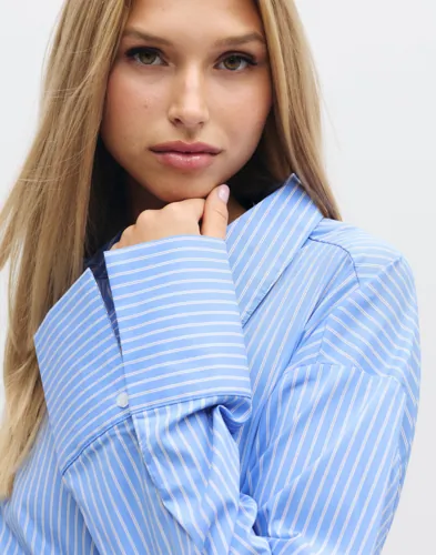 NEO NOIR Helisa Stripe Shirt skjortor dam – bild 3