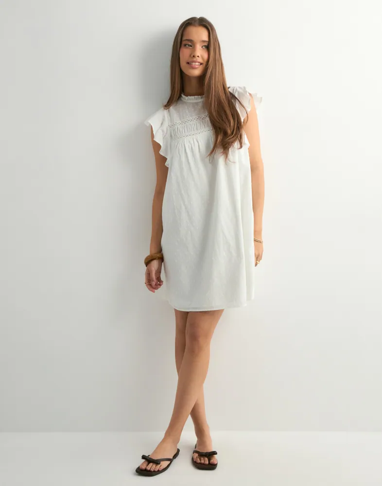 VMTRINE SL SHORT LACE DRESS WVN GA