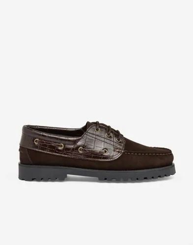 Croco Mix Boatshoe Finskor
