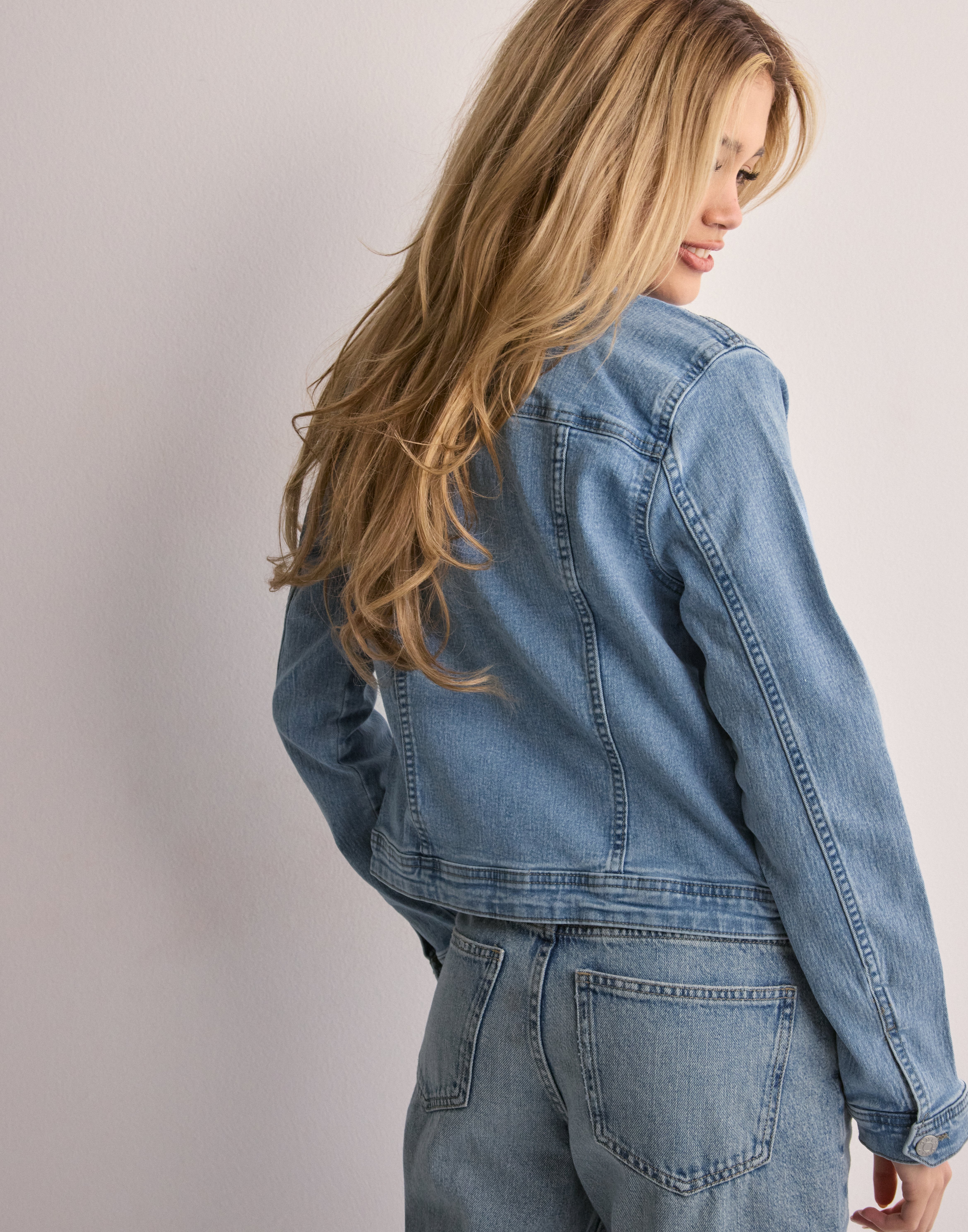 Giacca In Denim ONLY ONLWONDER - Cotone Poliestere Elastan, Design Moderno, Per Donna - Foto 10