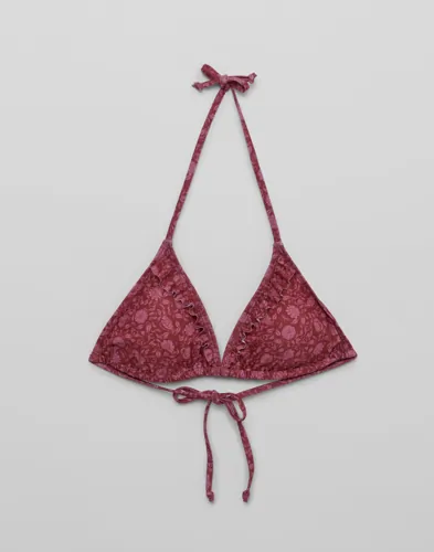 BECKSÖNDERGAARD - Punainen - Asflora Bel Frill Bikini Top