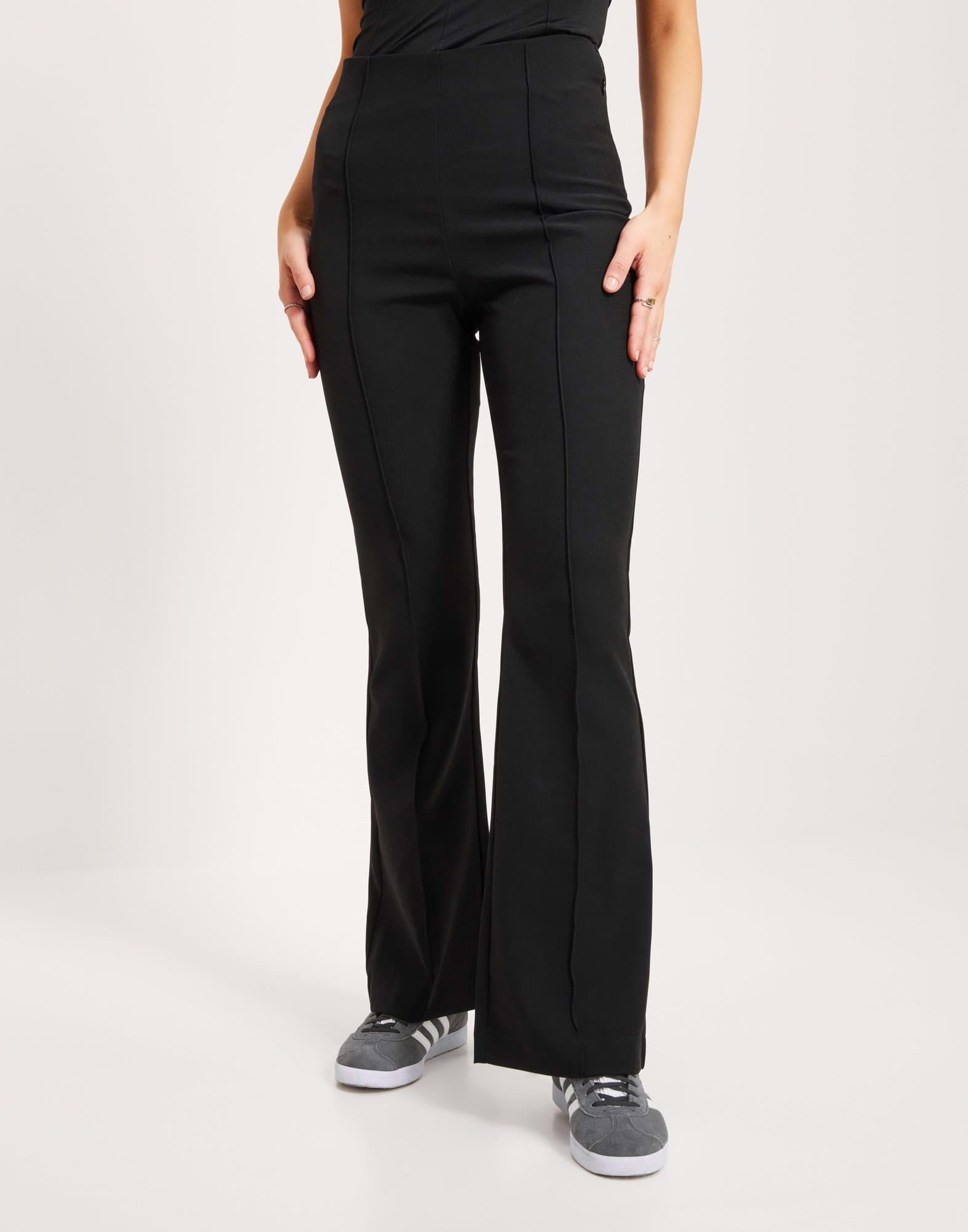 ONLY Onljolin-Vika HW Kick-Flared-Pantaloni CC TLR, Nero, 42W x 32L Donna