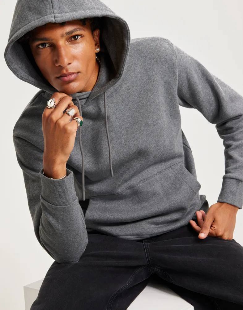 Buy Selected Men SLHRELAXJACKMAN HOOD SWEAT S NOOS Medium Grey