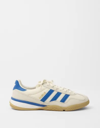 Beige Adidas Originals Gazelle Sala sneakers med logga på sidan