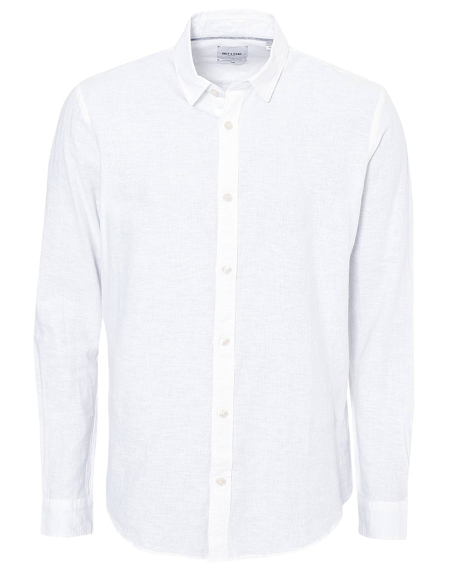 ONSCAIDEN LIFE LS SOLID LINEN SHIRT